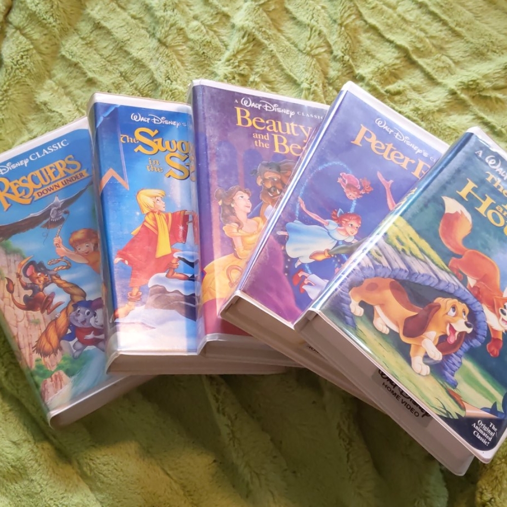 Classic Disney vhs movie bundle